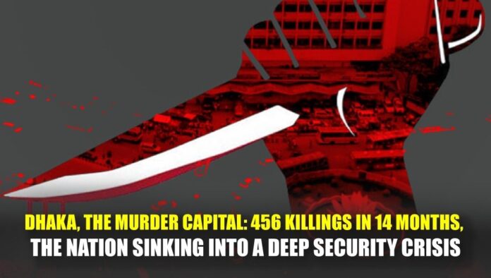 Dhaka, the murder capital 456 killings in 14 months, the nation sinking into a deep security crisis Dhaka, the murder capital: 456 killings in 14 months, the nation sinking into a deep security crisis