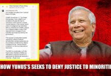 How Yunus’s seeks to deny justice to minorities How Yunus’s seeks to deny justice to minorities
