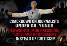 Crackdown on Journalists Under Dr. Yunus: Lawsuits, Mob Pressure, Jail, and Harassment Instead of Criticism Crackdown on Journalists Under Dr. Yunus: Lawsuits, Mob Pressure, Jail, and Harassment Instead of Criticism