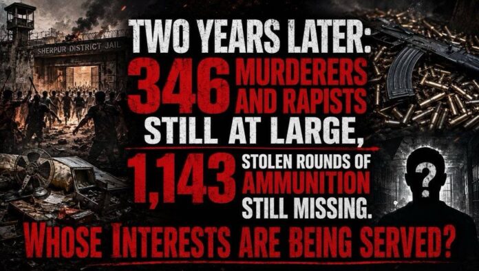 346 Murderers and Rapists Still at Large, 1,143 Stolen Rounds of Ammunition Still Missing